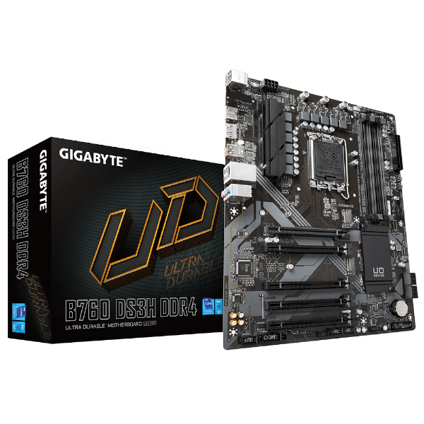 Picture of לוח Gigabyte B760 DS3H DDR4 ATX PCIE 4.0 DP HDMI LGA1700