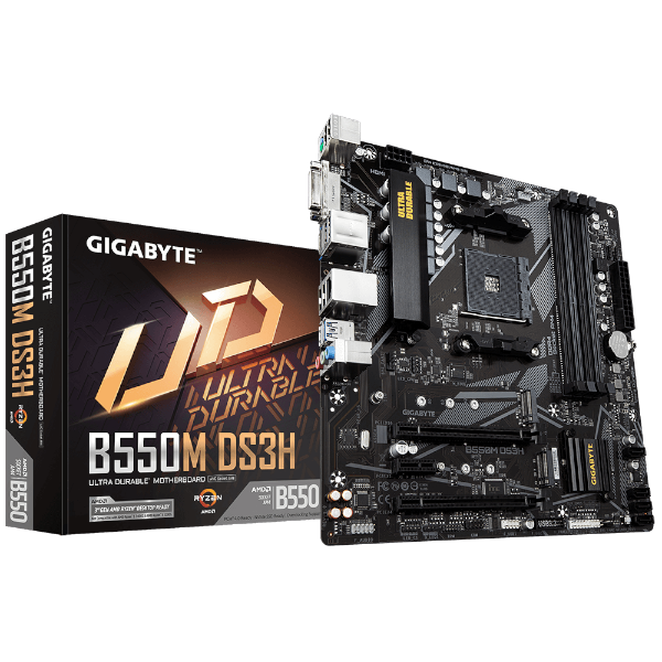Picture of לוח אם למעבדי Gigabyte B550M DS3H 1.7 DDR4 Micro-Atx For AMD AM4