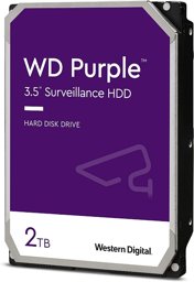 תמונה של דיסק קשיח פנימי לנייח WD 2TB Purple 5400rpm 64MB 3.5 SATA III