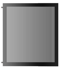 תמונה של דלת צד זכוכית למארזים שחור FLUX + ANTEC DF600/700/800