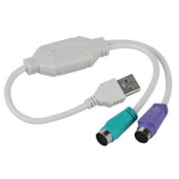תמונה של מתאם USB ל 2 - PS2
