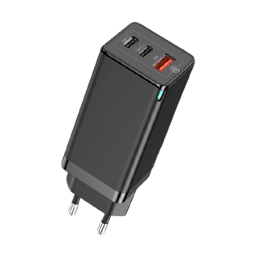 תמונה של מטען מהיר PD3+QC3 65W צבע שחור מבית Baseus