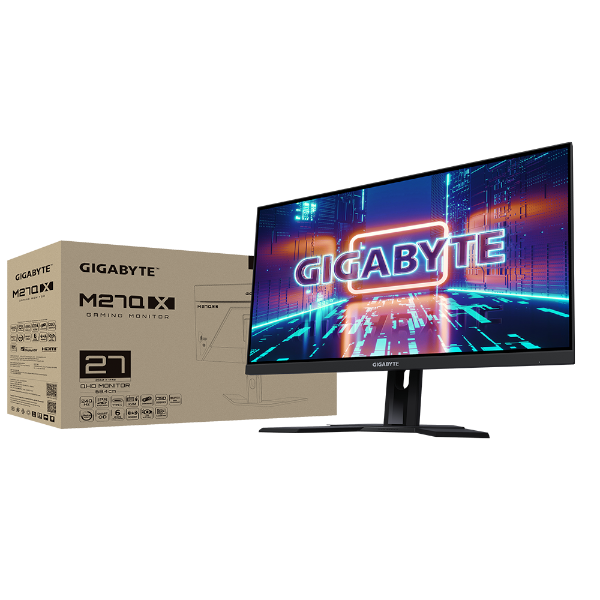 תמונה של מסך Gigabyte M27Q X 27 2K 1Ms SS IPS 240HZ KVM HDR400 SPEAKERS