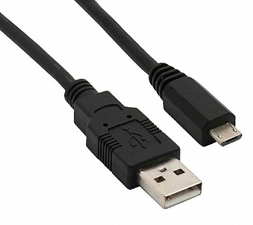 תמונה של כבל 3 מטר microUSB-USB