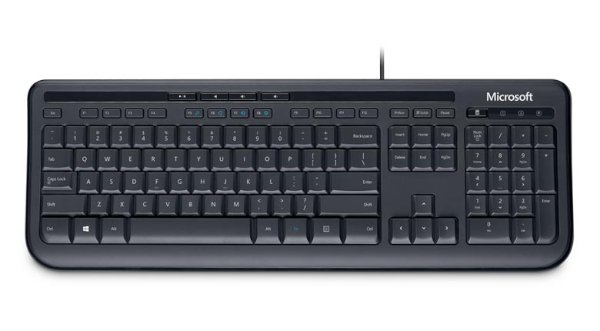 תמונה של מקלדת Microsoft Wired Keyboard 600