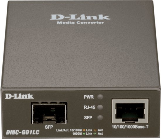 תמונה של ממיר חיבור רשת אופטי D-Link Gigabit Media Converter DMC-G01LC