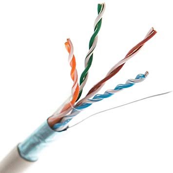 תמונה של כבלים  FTP CAT5E GREY 100M plastic reel