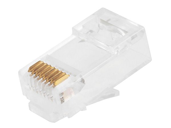 תמונה של מחבר זכר male Connector RJ-45 Cat 6