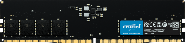 תמונה של זכרון לנייח Crucial 32GB DDR5-5200 UDIMM CL42