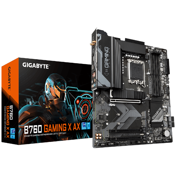 Picture of לוח למעבדי אינטל Gigabyte B760 Gaming X AX DDR5 ATX LGA1700 WIFI6