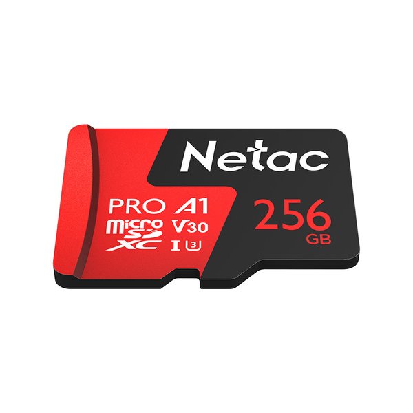 תמונה של כ. זכרון Netac P500 Extreme Pro 256GB MicroSD Up To 100MB/s Read