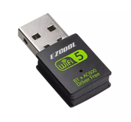 Picture of מתאם רשת אלחטית וEZcool 600Mbps Dual Band USB WIFI Adapter -BT+