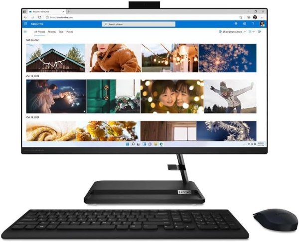 Picture of נייח Lenovo IP3 AIO i3-1215U 8GB 256NVME 27 FHD IPS DOS Black