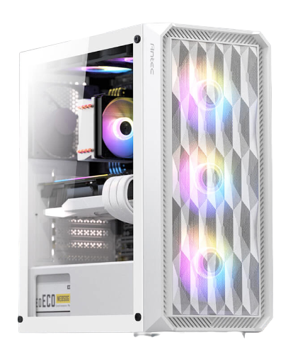 תמונה של מארז Antec NX292 Mid Tower up to E-ATX MB 3X120MM RGB White