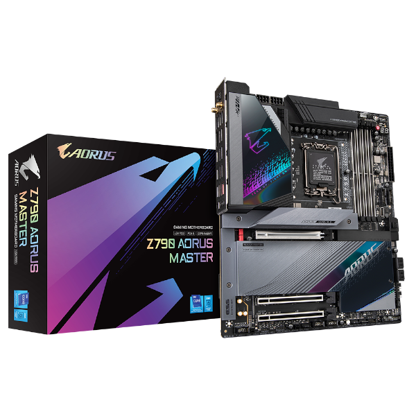 תמונה של לוח Gigabyte Z790 AORUS MASTER PCIE 5.0 10GB Lan WIFI 6E