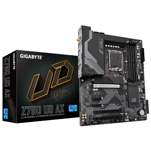 תמונה של לוח אם Gigabyte Z790 UD AX 1.1 WIFI 6E PCIE5.0 lan 2.5GbE ATX