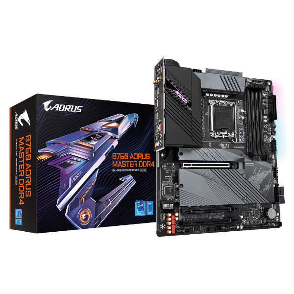 תמונה של לוח דור 13 Gigabyte B760 AORUS MASTER DDR4 ATX WIFI 6E