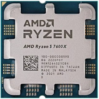 Picture of מעבד AMD R5 7600X ZEN4 AM5 6 Crs 12 Trd up to 5.3Ghz Radeon GPU