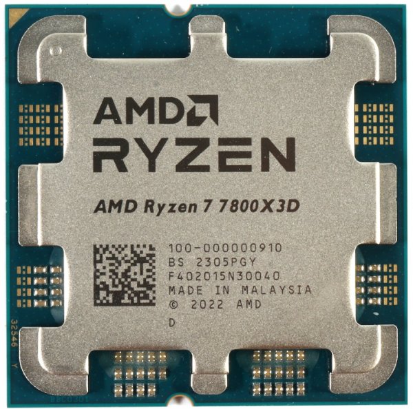Picture of מעבד AMD Ryzen 7 7800X3D Max 5.0 GHZ 8Crs PCIE 5.0 AM5 120W TDP