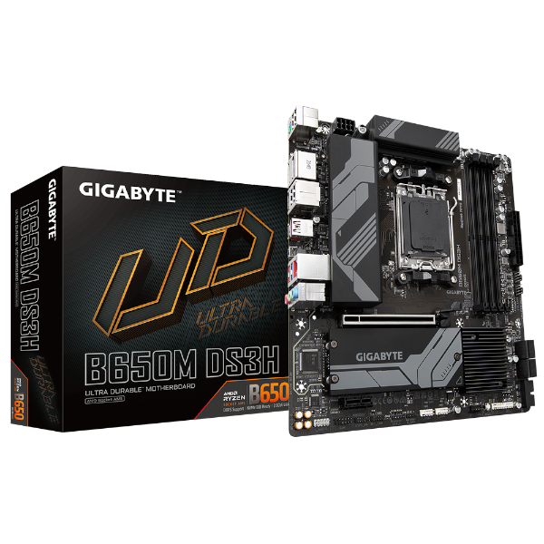 תמונה של לוח Gigabyte B650M DS3H rev1.3 AM5 AMD CPU Micro-Atx DDR5