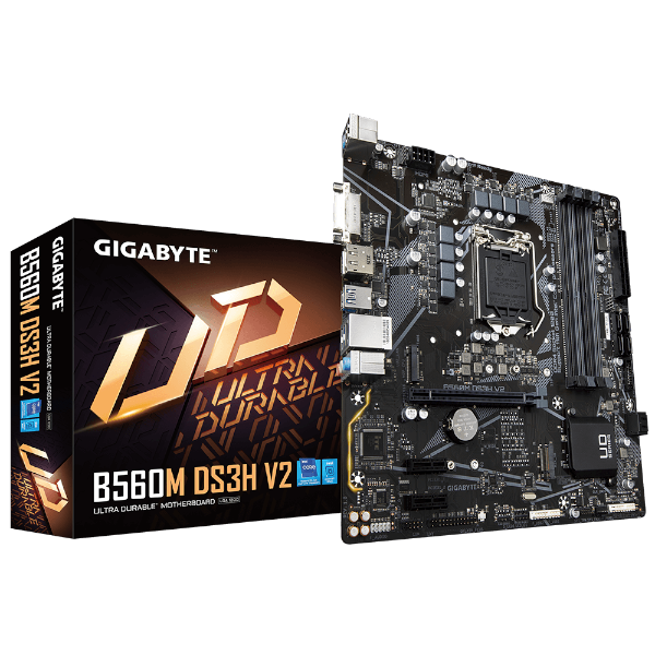 תמונה של לוח דור 11 GIGABYTE INTEL B560M DS3H V2 1.1 LGA1200