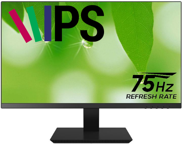 תמונה של Solid F272P FHD IPS 5ms VGA HDMI Speakers SuperSlim Frameless BLK