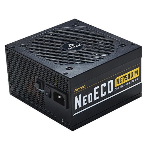 תמונה של ספק כוח Antec NeoEco 750W Gold fully Modular120mm Silent Fan