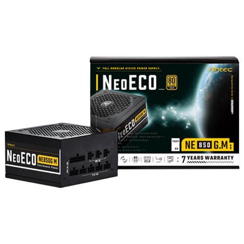 Picture of ספק כוח Antec NeoEco 850W Gold fully Modular120mm Silent Fan
