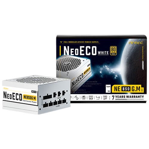 Picture of ספק כוח Antec NeoEco Gold Modular 850W White 120mm Silent Fan