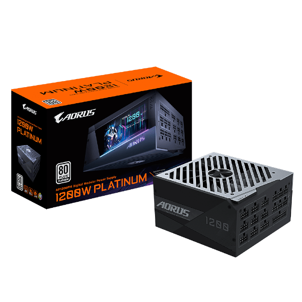 תמונה של ספק כח GIGABYTE AORUS P1200W 80PLUS PLATINUM MODULAR