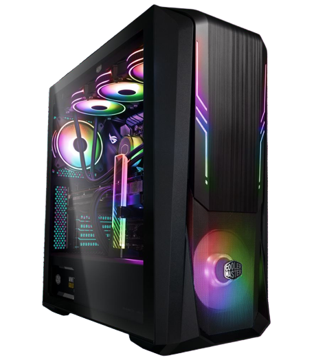 תמונה של מארז Cooler Master MASTER BOX 500 ARGB FineMesh panel Side Glass