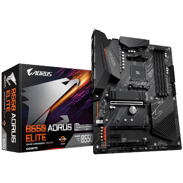 תמונה של לוח אם למעבדי Gigabyte B550 AORUS ELITE V2 rev 1.2 AMD Ryzen 3