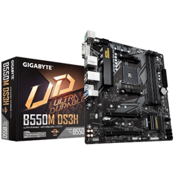 Picture of לוח אם למעבדי Gigabyte B550M DS3H 1.7 DDR4 Micro-Atx For AMD AM4