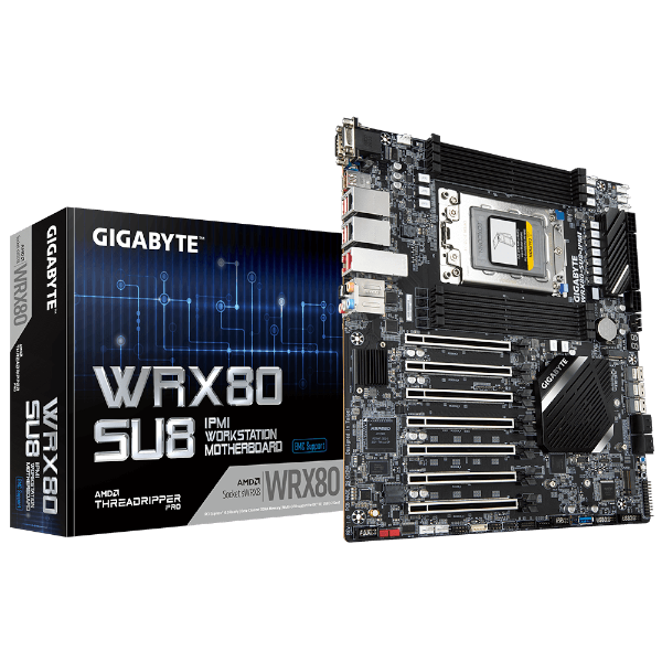 תמונה של לוח אם למעבד Gigabyte WRX80-SUB-IPMI sWRX8 Ryzen TR pro 3000WX