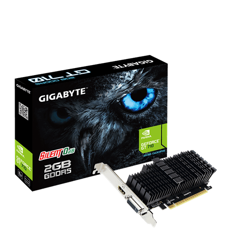 תמונה של כרטיס מסך Gigabyte GT 710 2GB DDR5 DVI HDMI