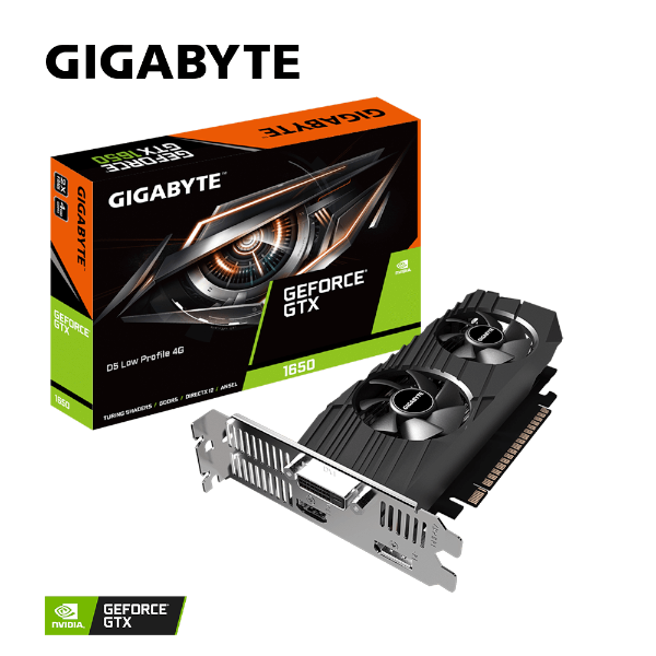 תמונה של כ. מסך GIGABYTE GTX 1650 OC Low profile 4GB GDDR5 128bit rev1.0