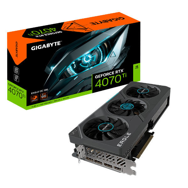 תמונה של כרטיס מסך Gigabyte RTX 4070 Ti Eagle OC 12GB 2.0