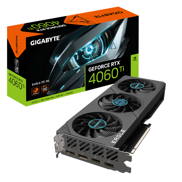 תמונה של כרטיס מסך Gigabyte RTX 4060 Ti EAGLE OC 8GB 1XHDMI 3XDP