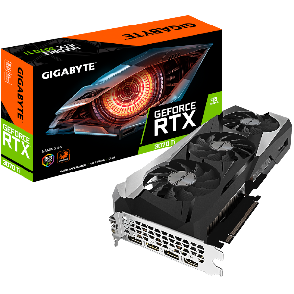 Picture of כרטיס מסך Gigabyte RTX3070 Ti Gaming 8G PCIEX16 4.0