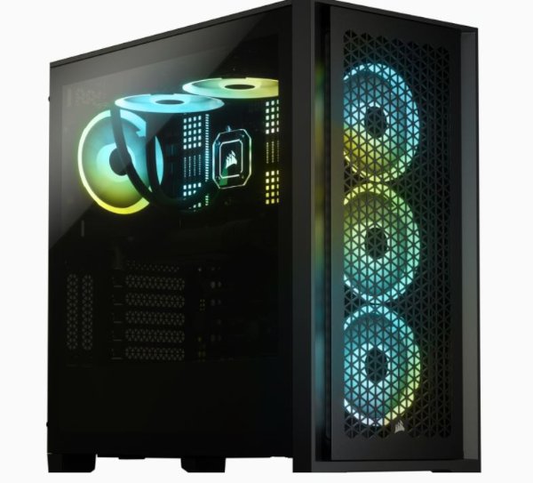 Picture of מארז CORSAIR 4000D AIRFLOW Tempered Glass Mid Tower ATX BLACK
