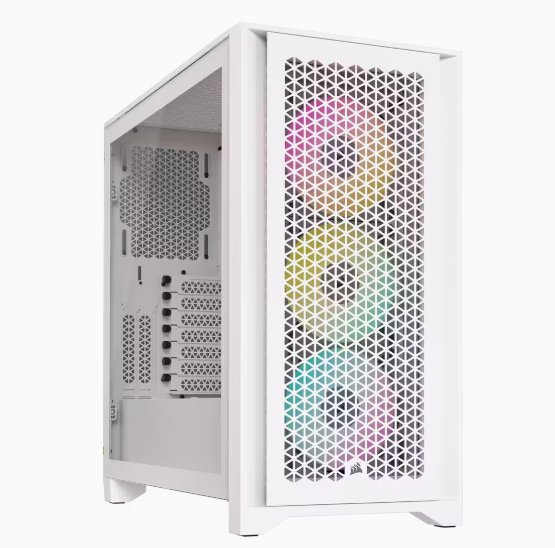 Picture of מארז CORSAIR iCUE 4000D RGB AIRFLOW Mid Tower White