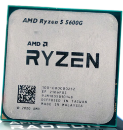 תמונה של מעבד AMD R5 5600G Tray 6 Cores 12 Threads 4.4Ghz Vega 7 Graphics