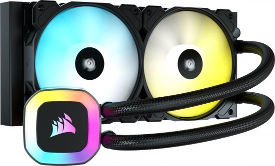 תמונה של קירור נוזלי Corsair H100 RGB 240mm Liquid CPU Cooler