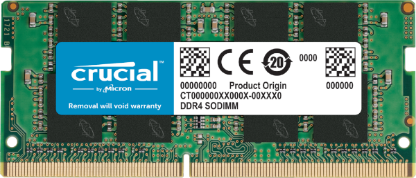 Picture of זכרון לנייד Crucial SODIM 8GB 3200Mhz DDR4 1.2V CL22