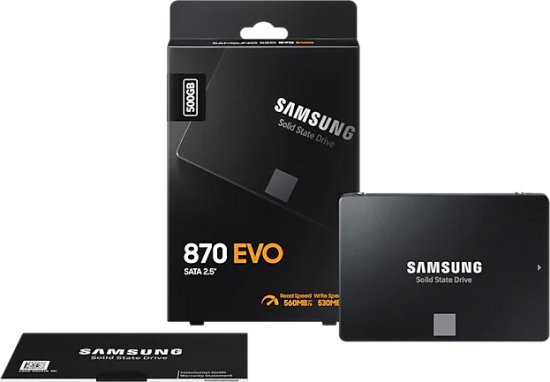 תמונה של דיסק SAMSUNG EVO870 500GB 2.5 SSD SATA III