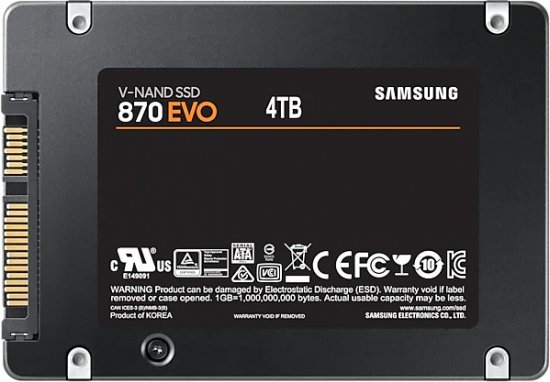 Picture of דיסק פנימי SAMSUNG EVO 870 4TB SSD SATA III 2.5 inch