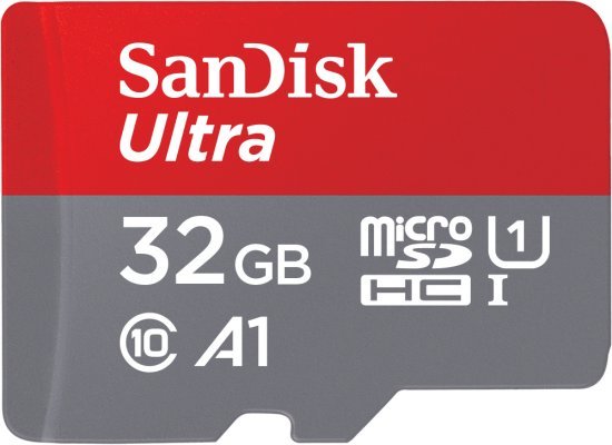תמונה של כרטיס זכרון SanDisk Ultra MicroSDHC 32GB Class 10